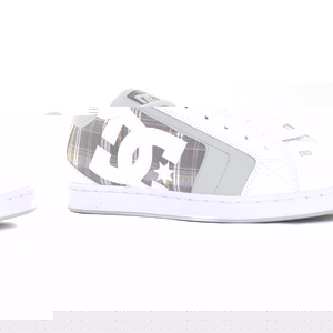 Net SE Skate shoe - White/Battleship/Plaid