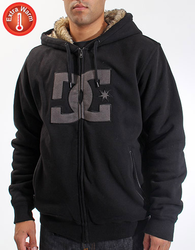 Rabid Fur lined zip hoody
