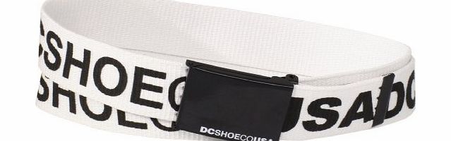 DC Shoes Chinook 5 Web Belt - White