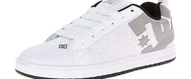 DC Shoes Court Graffik White - White - Carbon Mens Size UK 10 EUR 44.5