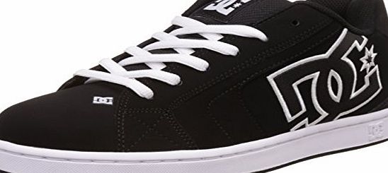 DC Shoes Men Net Low-Top Sneakers, Black (Black/Black/White), 9 UK 43 EU