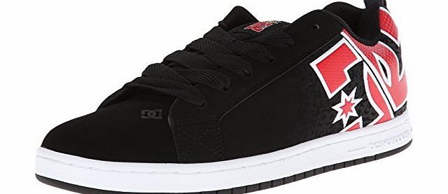 DC Shoes Mens Court Graffik S M Low-Top ADYS100117 Black/Athletic Red/White 10 UK, 44.5 EU