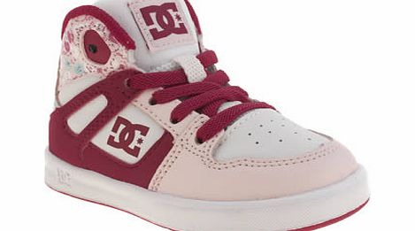Dc Shoes pink rebound se girls toddler 8503133520