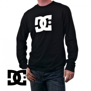 T-Shirts - DC Star Long Sleeve T-Shirt - Black