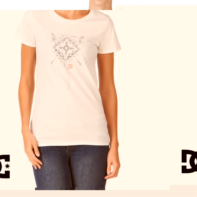 DC Womens DC Divain T-Shirt - White