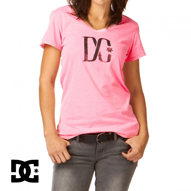 Womens DC Marble T-Shirt - Candy