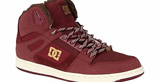 DC Womens Ladies Rebound Hi Top Silhouette WNT Lace Up Trainers Sports Shoes