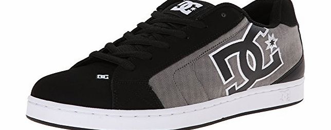 DC Young Mens Net Se Lowtop Shoes, UK: 11 UK, Black/Black/Pinstripe
