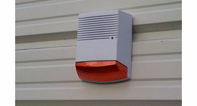 DCC Dummy Alarm Bell Box - Dummy Burglar Alarm Box - Flashing LED