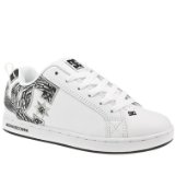 Dc Shoes Court Graffik Se - 4 Uk - White and Black - Leather