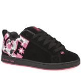 Dc Shoes Court Graffik Se - 5 Uk - Black and Pink - Suede