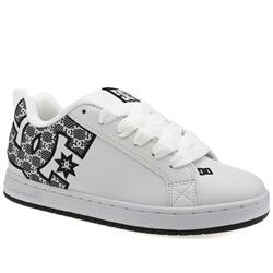 Dcshoe Co Male Court Graffik Se Sn Leather Upper Dc Shoes in White