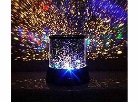 Projectiing Star Sky Night Cosmos Projector Fairy Light LED Lamp Decoration