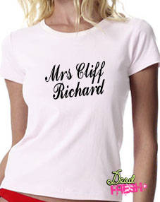 Mrs Cliff Richard T-shirt