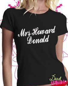 Mrs Howard Donald T-shirt
