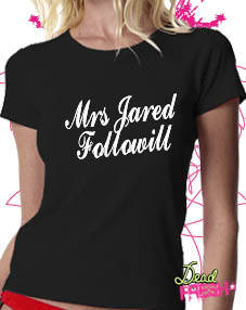 Mrs Jared Followill Kings of Leon T-shirt