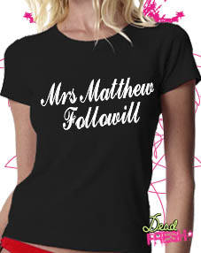 Dead Fresh Mrs Matthew Kings of Leon T-shirt
