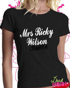 Mrs Ricky Wilson Kaiser Chiefs T-shirt