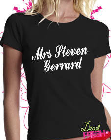 Mrs Steven Gerrard T-shirt