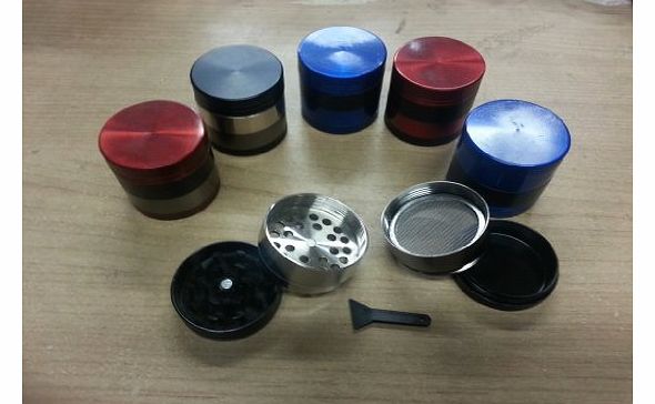 4 part high quality aluminium grinder 40mm