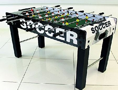 Deals Online 4FT X 2FT FREE-STANDING WOODEN FOOSBALL TABLE FOOTBALL SOCCER GAME WITH 2 BALLS