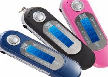 DealzStation 2GB MP3 DIGITAL MUSIC PLAYER FM RADIO USB FLASH WITH LCD SCREEN,VOICE RECORD (Silver)