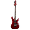 Dean Custom 350F Floyd Electric Guitar - Trans Red