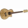 Dean Exotica Quilt Ash - 12 String - Natural