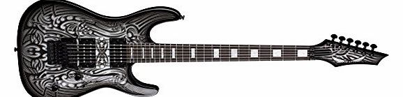 Dean Guitars C450F GRAPHYTE Dean Custom Electric Guitar Floyd Custom Graphic - Graphite