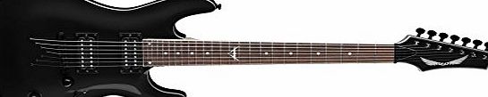 Dean Guitars C750 CBK Dean Custom 7 String Electric Guitar with EMG Pickups - Classic Black