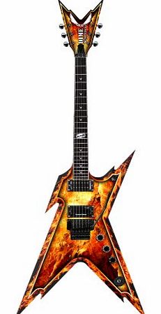 Dean Guitars Dean Dimebag Razorback Explosion Guitar with hard Case