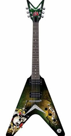 Dean Guitars Dean V79 SAXON Electric Guitar Finish - Custom Saxon Graphics