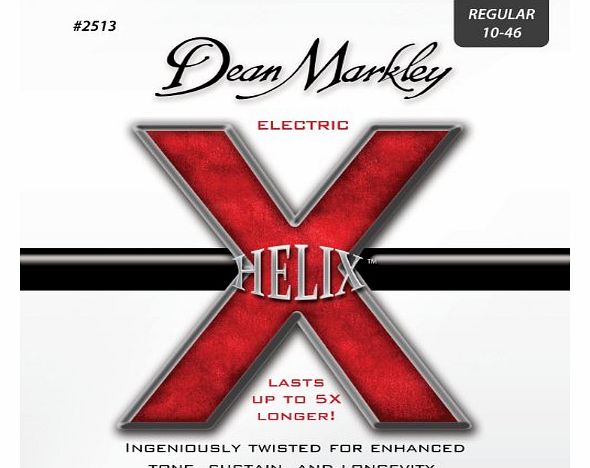 Dean Markley 2513 .010 - .046 Helix HD Electric REG Guitar Strings