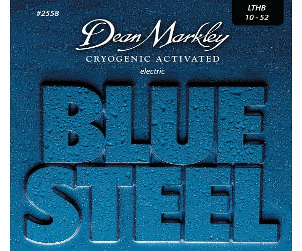 2558 .010 - .052 Blue Steel Electric LTHB Guitar Strings