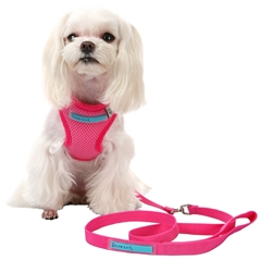 Dear Dog Extra Large Pink Mesh Dog Harness by Dear Dog