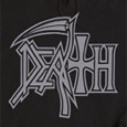 Death Large Silver Logo Hoodie