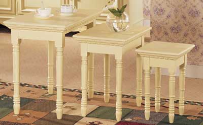 deauville NEST OF TABLES PAINTED