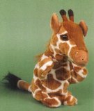 Giraffe hand puppet