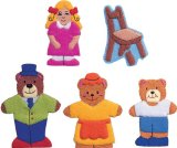 Deb Darling Designs Goldilocks and the Three Bears Finger Puppet Set