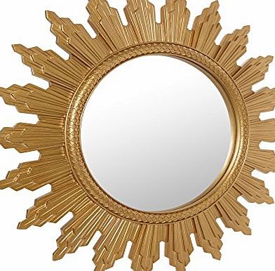 Debenhams Gold Resin Sunburst Mirror