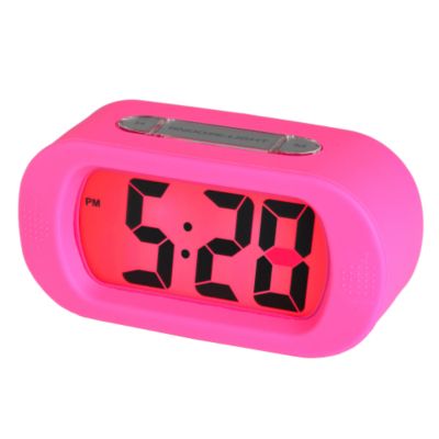 Debenhams Pink alarm clock
