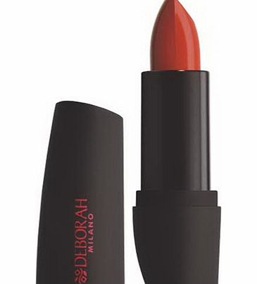 Deborah Milano Atomic Red Mat Lipstick 4