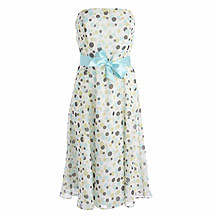 Blue bubbles prom dress