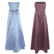 Debut Red Bustle back ball gown