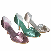 Debut Red Satin 2 part shoe