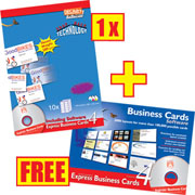 Snap Back Business Cards