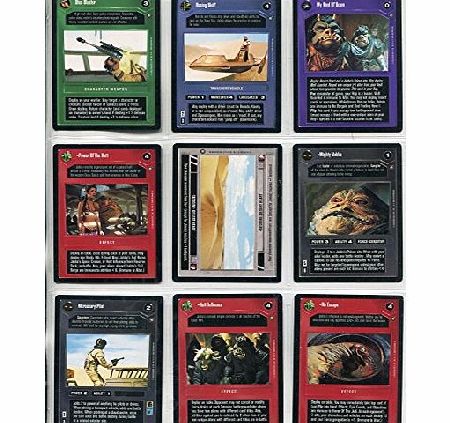 Decipher Star Wars CCG Jabbas Palace Sealed Deck Complete 20 Card Set