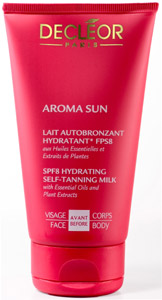Decleor HYDRATING SELF TANNING MILK SPF 8 FOR