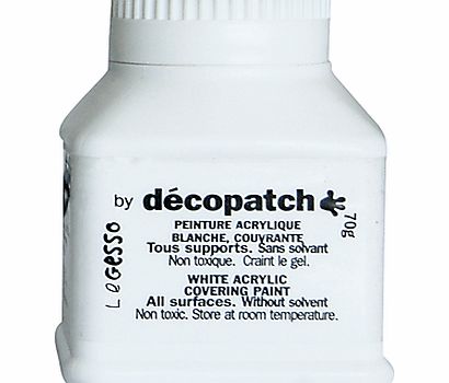 Decopatch Acrylic Covering Paint, White