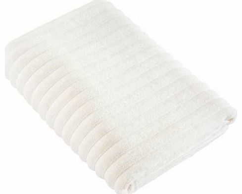 Decotex Urbanite Rib Bath Towel - Cream